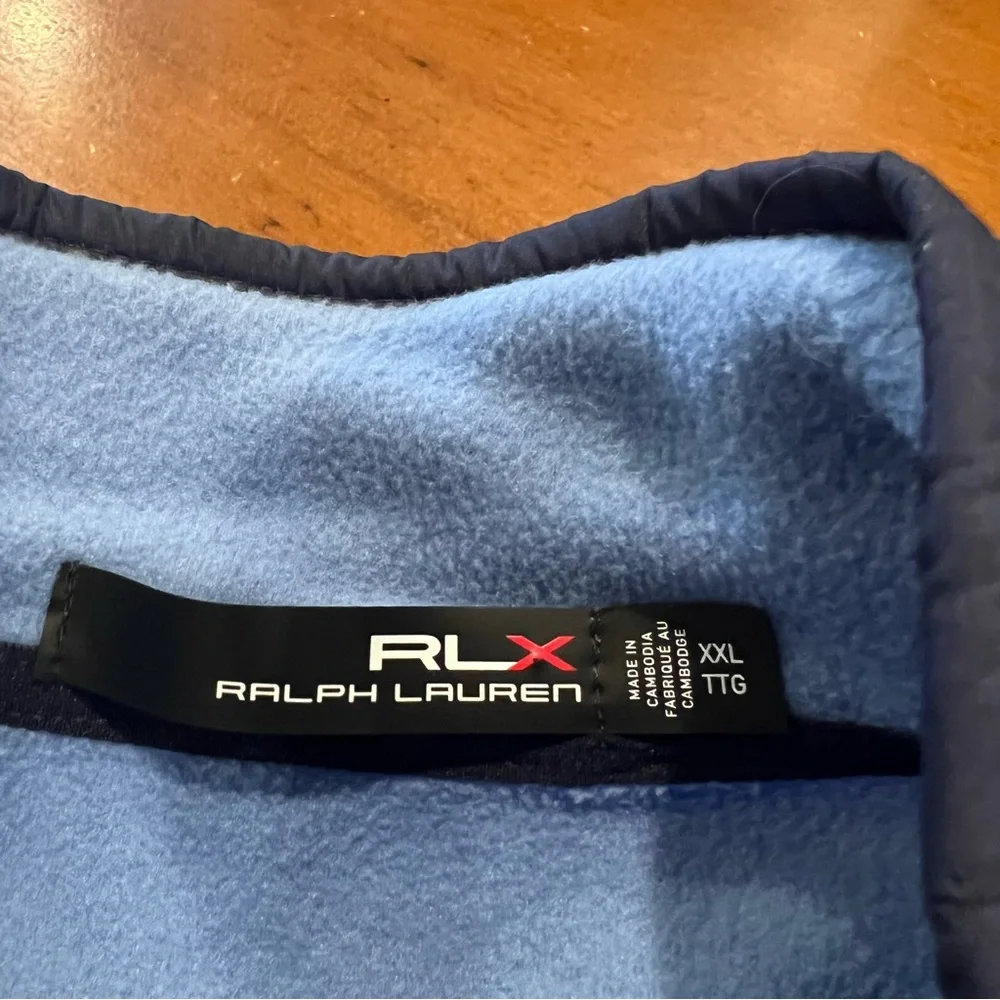 RLX Ralph Lauren Men’s New England Prep Primaloft Fleece Full Zip Jacket XXL‎
